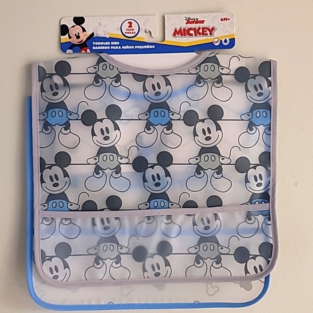 NWT Disney junior | Mickey Mouse Clubhouse 2 pack bibs.
